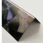 Mobile Preview: Edelstahl Winkel 0,8 mm D50 marmoriert